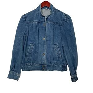 Vintage denim blue 90th Y2K jacket Sz S